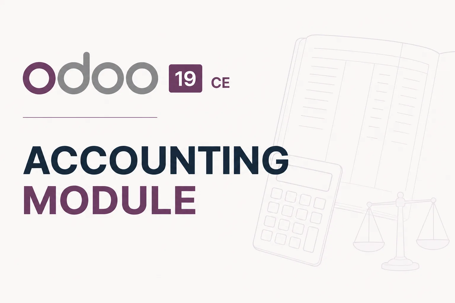 Accounting module for Odoo 19 Community Edition